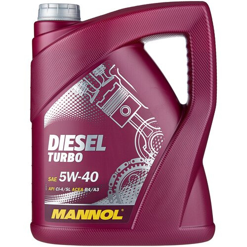 фото Синтетическое моторное масло mannol diesel turbo 5w-40, 20 л