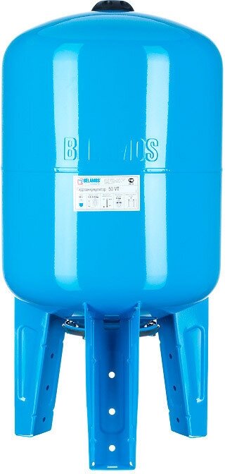 Гидроаккумулятор BELAMOS 50VT синий, вертикальный