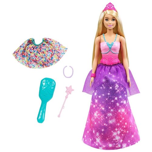Кукла Barbie Дримтопия 2-в-1, GTF92 принцесса