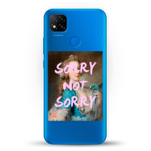 фото Силиконовый чехол sorry на xiaomi redmi 9c andy & paul