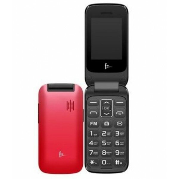 Мобильный телефон F+ Flip 240 Red - фото №14