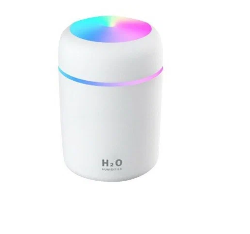 Мини-увлажнитель воздуха С подсветкой HUMIDIFIER H2O WHITE