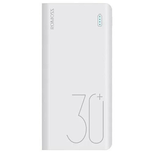 Внешний аккумулятор (Power Bank) Romoss, 30000мAч, белый