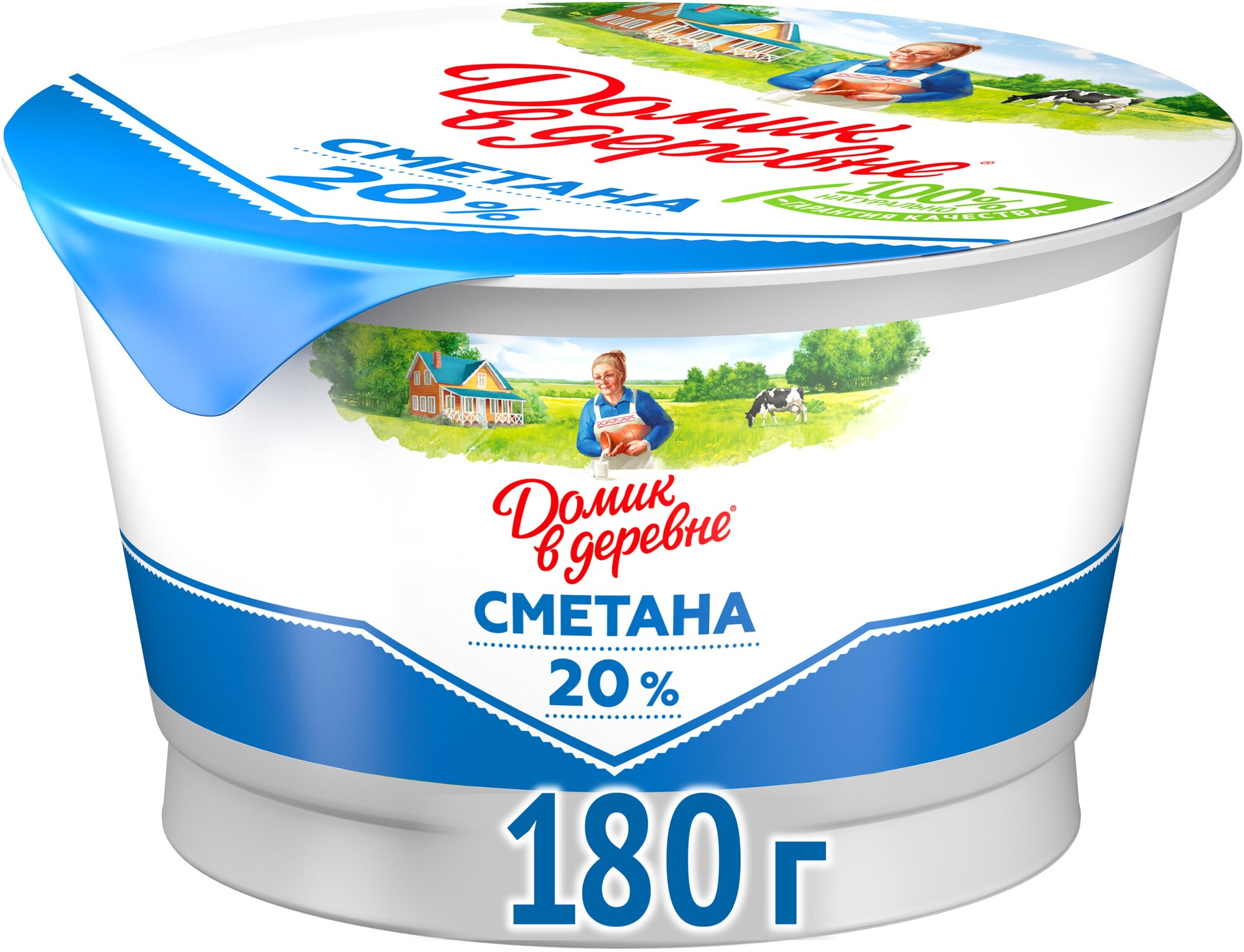 Сметана Домик в деревне 20% 180г