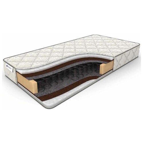 фото Матрас dreamline eco hol hard bonnel (bs-120) 160x200, пружинный, белый