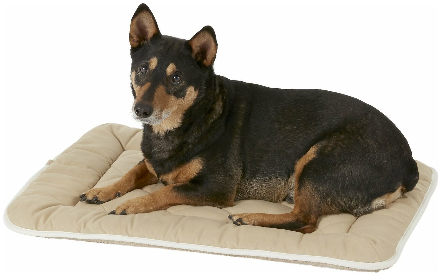 Нано подстилка Dog Gone Smart Sleeper Cushion, с меховой отделкой, цвет: бежевый, 53 х 76 см - фотография № 3