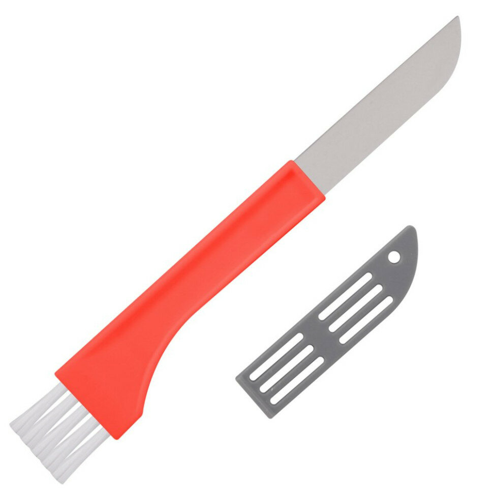 Нож грибника МультиДом со щеточкой - фото №7
