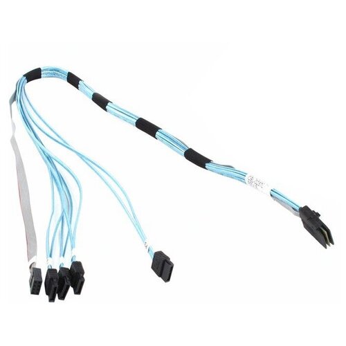 Комплект кабелей Supermicro CBL-0237L xiwai 0 8m ultra slim flat 90 degree left angled mini sas 36pin sff 8087 to 8087 data raid cable