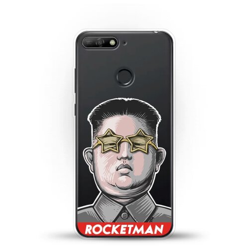 фото Силиконовый чехол rocketman на honor 7c andy & paul