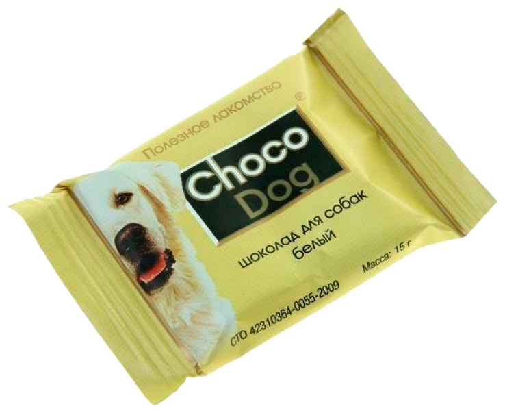 CHOCO DOG шоколад для собак белый 15 г.