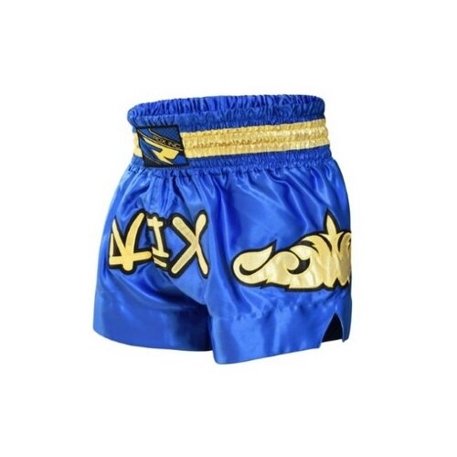 фото Шорты мужские для тайского бокса rdx r6 muay thai boxing shorts муай-тай mts-r6u размер xl цвет синий