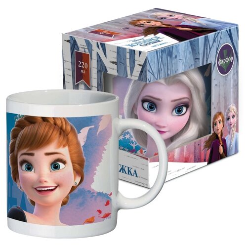 фото Кружка в подарочной упаковке 220 мл "frozen ii" (холодное сердце 2) дизайн 5, фарфор nd play