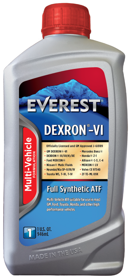 Масло трансмиссионное ATF DEXRON VI 1л EVEREST 11910