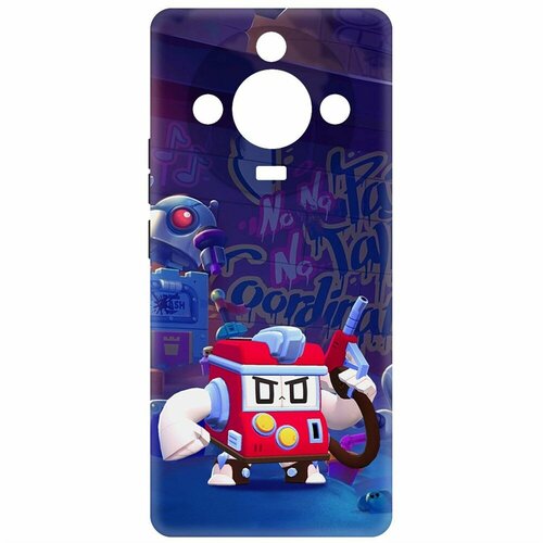 Чехол-накладка Krutoff Soft Case Brawl Stars - V8-БИТ для Realme 11 Pro черный чехол накладка krutoff soft case brawl stars v8 бит для realme 12 pro 5g черный