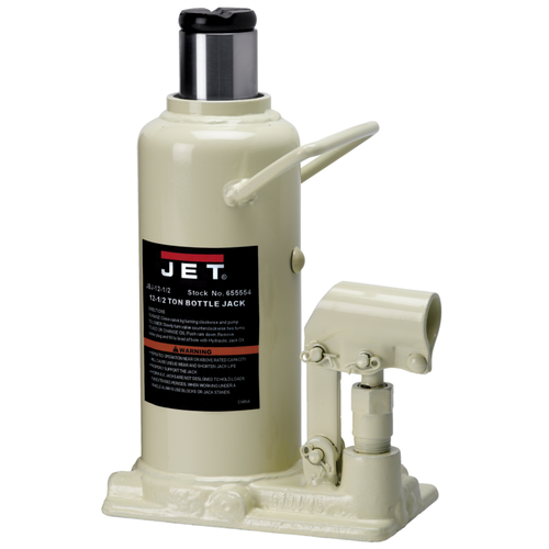 Домкрат бутылочный гидравлический JET JBJ- 12.5T (12.5 т) белый