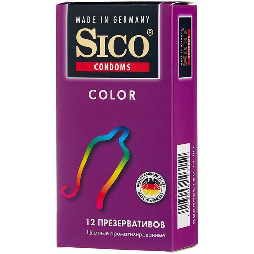 Презервативы Sico COLOR Цветные ароматизированные 3 шт.