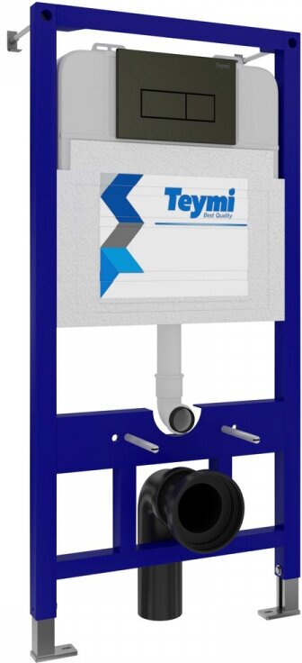 Комплект Teymi 2 в 1: Инсталляция Aina 52 + кнопка Helmi черная
