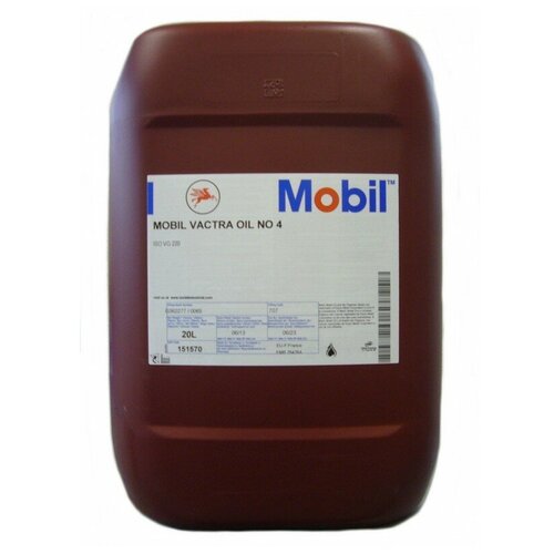 фото Индустриальное масло mobil vactra oil no 4 20 л 18.7 кг