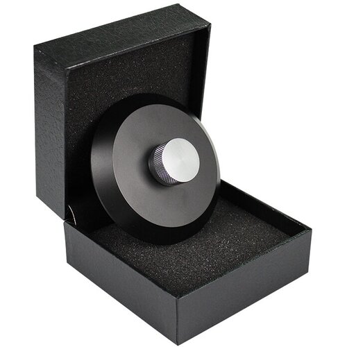 аксессуар подставка для пластинок alive audio aa acc stdtri ALIVE AUDIO Стабилизатор пластинки с фиксацией, черный, диаметр 88 мм