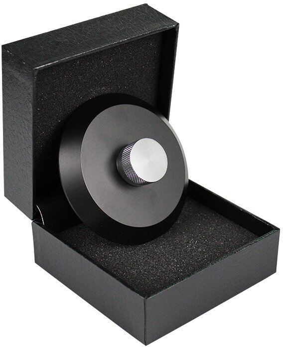 Стабилизатор пластинки ALIVE AUDIO Clamp с фиксацией черный диаметр 88 мм