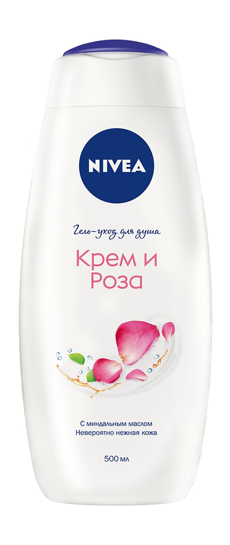 NIVEA Гeль-уход для душа "Крем и Роза", 500 мл