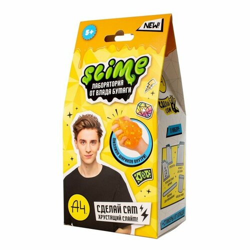 Игрушка для детей Slime лаборатория Влад А4, Crunch slime, 100 г