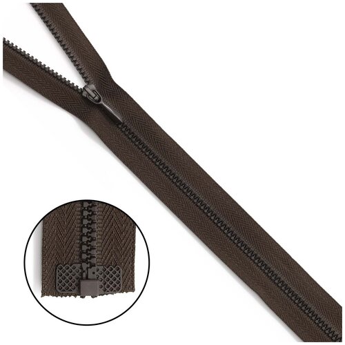 фото Молния трактор т0 (4,5мм) 1 замок 60см arta-f (068 т.коричневый)