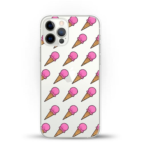 фото Силиконовый чехол мороженое на apple iphone 12 pro max andy & paul