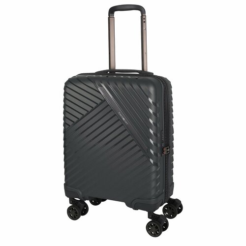 чемодан eberhart 40 л размер s черный Чемодан Eberhart, 40 л, размер S, серый