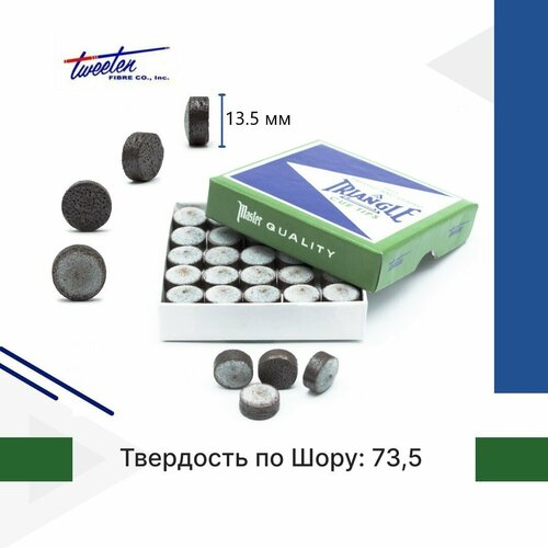 фото Наклейка для кия 13,5 мм "triangle" (м) / для бильярда tweeten