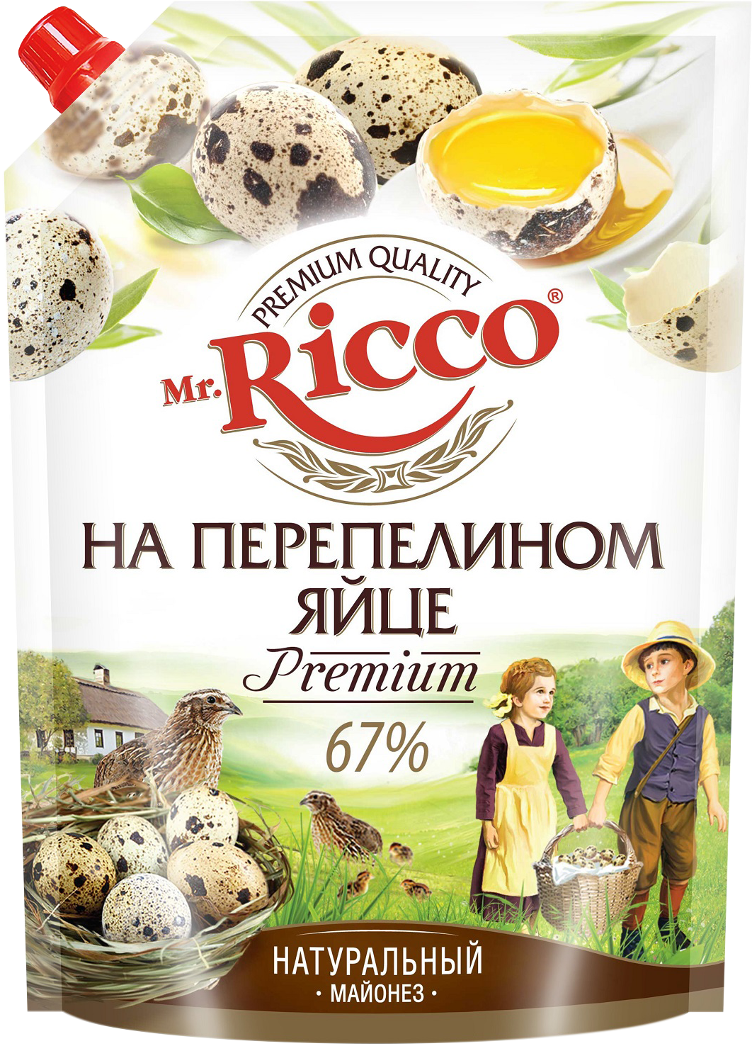 Майонез Mr.Ricco на перепелином яйце 67%