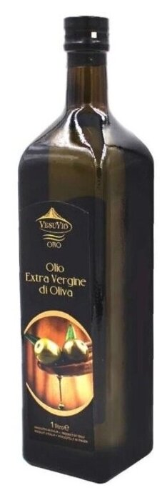 Масло оливковое Vesuvio PREMIUM Extra Vergine di Oliva нерафинированное в стеклянной бутылке 1000 мл Италия