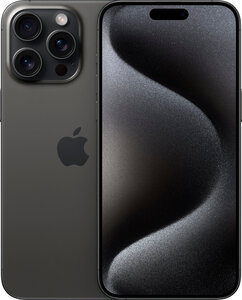 Смартфон Apple iPhone 15 Pro Max 256 ГБ, Dual: nano SIM + eSIM, черный титан