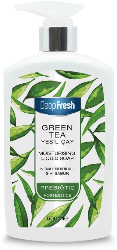 Жидкое мыло для рук "Зеленый чай", серия "Пребиотик", Deep Fresh, 500 мл