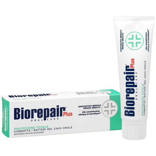 Зубная паста Biorepair Total Protection Plus, 75 мл, 7 г