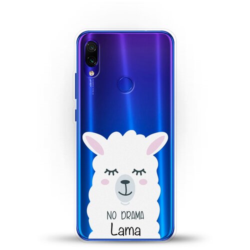 фото Силиконовый чехол лама на xiaomi redmi note 7 pro andy & paul
