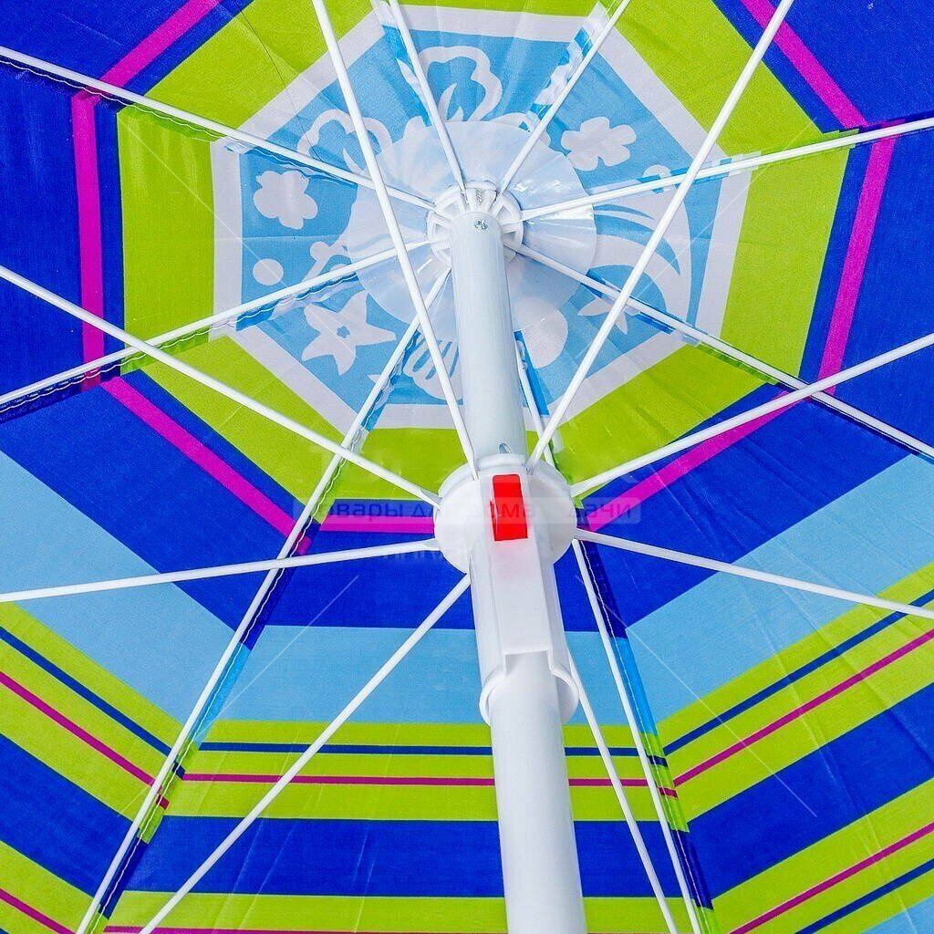 Зонт пляжный с наклоном купол 240см - фотография № 4
