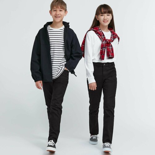 Джинсы Uniqlo, размер 5-6Y(120), черный