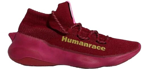 Кроссовки adidas Originals Pharrell Williams Human Race Sichona, размер 8,5 UK, бордовый