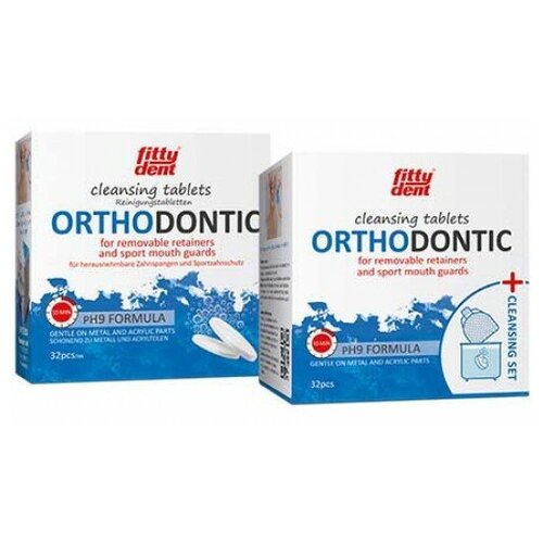 Таблетки для очистки Ortodontics Cleansing Tablets, 32 шт