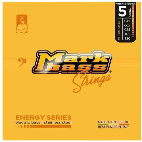 Струны для бас-гитары Markbass Energy Series MB5ENSS45130LS струны для 5 струнной бас гитары d andrea sdn455