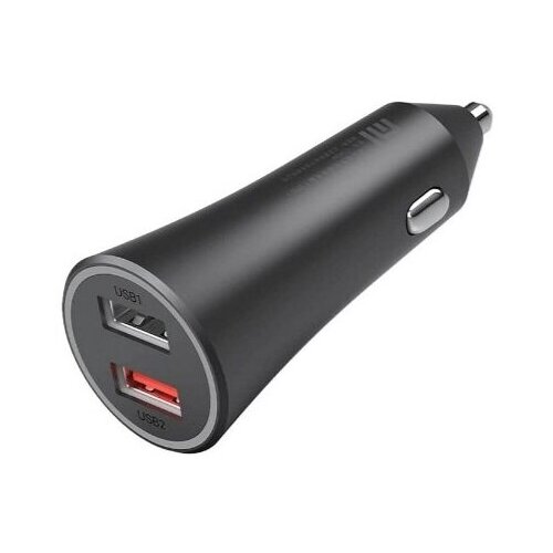 фото Автомобильное зарядное устройство xiaomi mi car quick charger 37w black