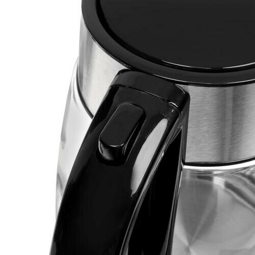 Чайник электрический STARWIND , 2200Вт, черный и серебристый - фото №5