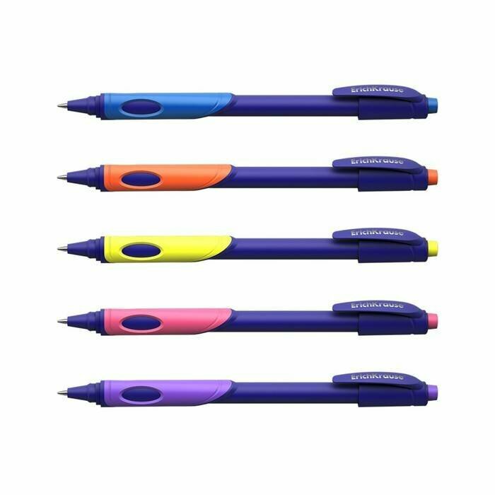 Ручка шариковая Erich Krause "Ultra Glide Technology ErgoLine Kids" синяя, 0,7мм, грип 41539 - фотография № 9