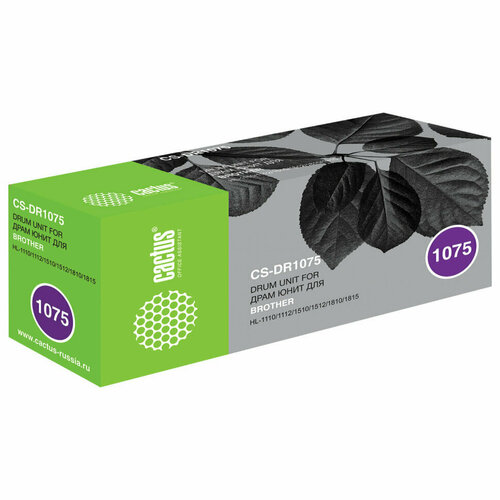 Фотобарабан CACTUS CS-DR1075 для Brother HL-111011121510151218101815 ресурс 10000 страниц 363673 1425₽
