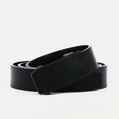 фото Ремень сима-ленд, размер 120, черный сима-лэнд