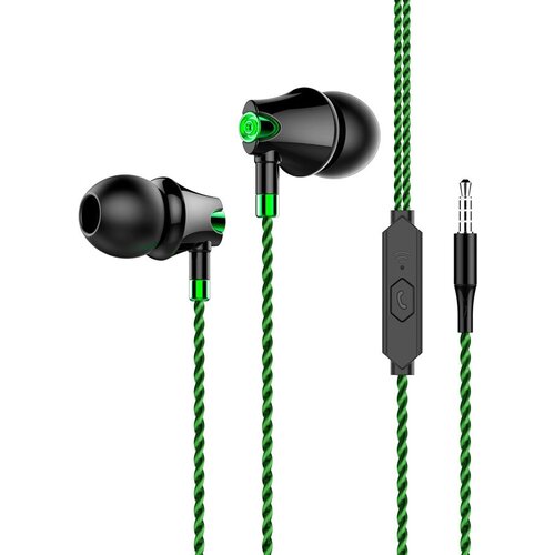 Гарнитура внутриканальная More Choice G26 кольцо-держатель для смартфона Green 38000₽