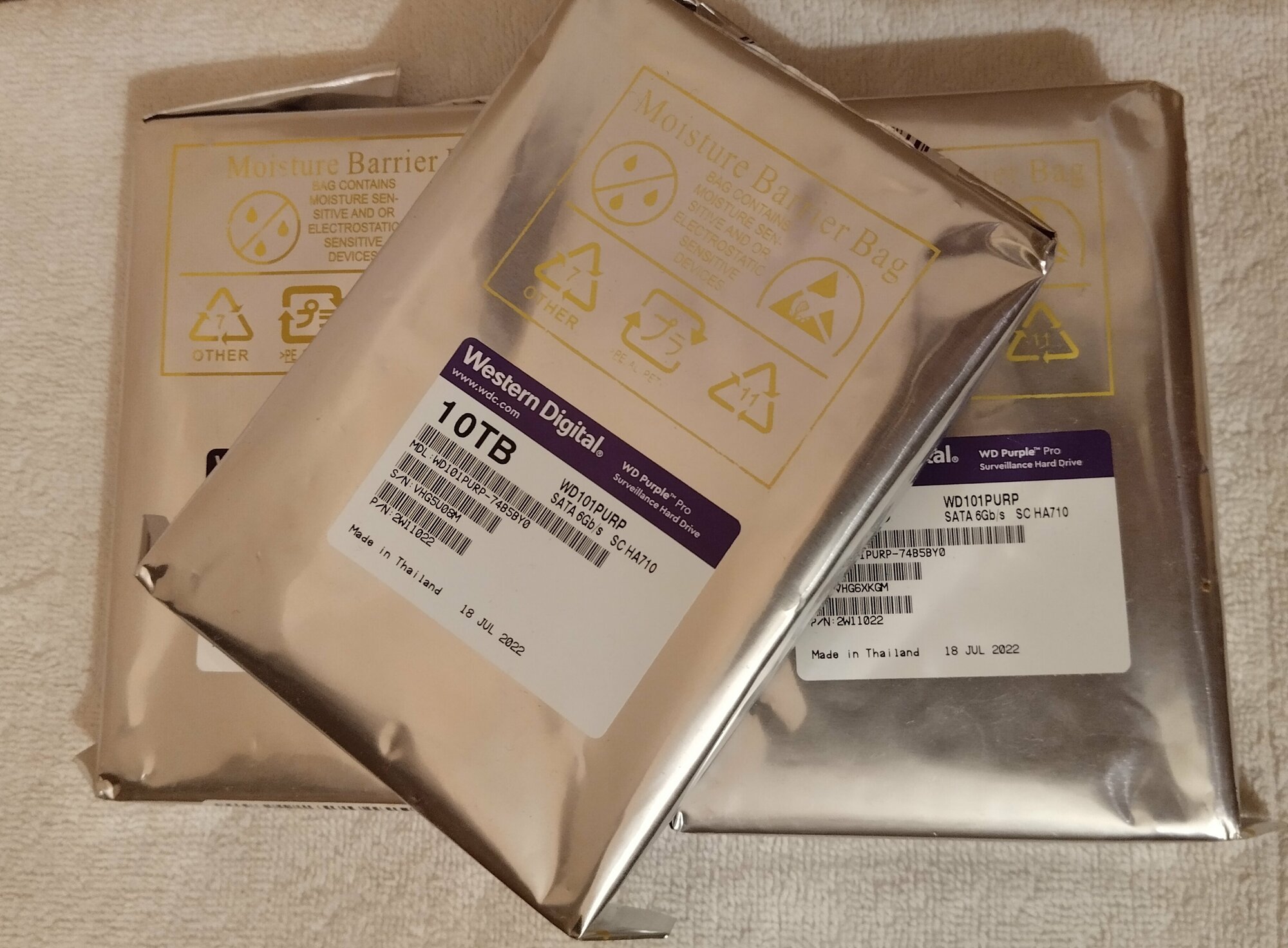 Жесткий диск Western Digital 10240Gb WD101PURP (Ориг, Тайланд).