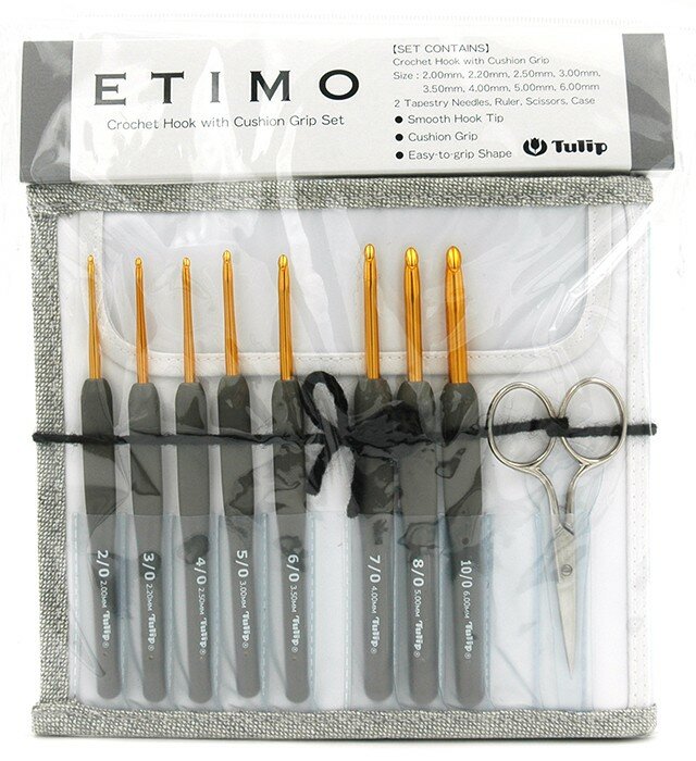 Набор крючков для вязания "ETIMO" #TES-002 Tulip