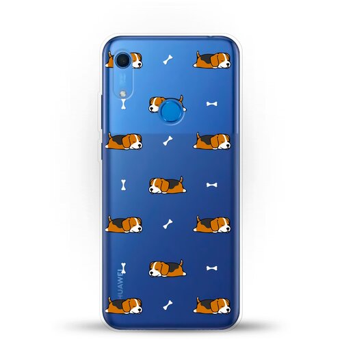 фото Силиконовый чехол бигли спят на huawei y6s andy & paul